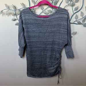 ❤️Express grey & metallic silver sparkle sweater S  CLEARANCE